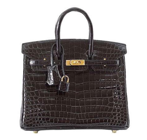 hermes birkin bag in black croc|hermes bag crocodile skin price.